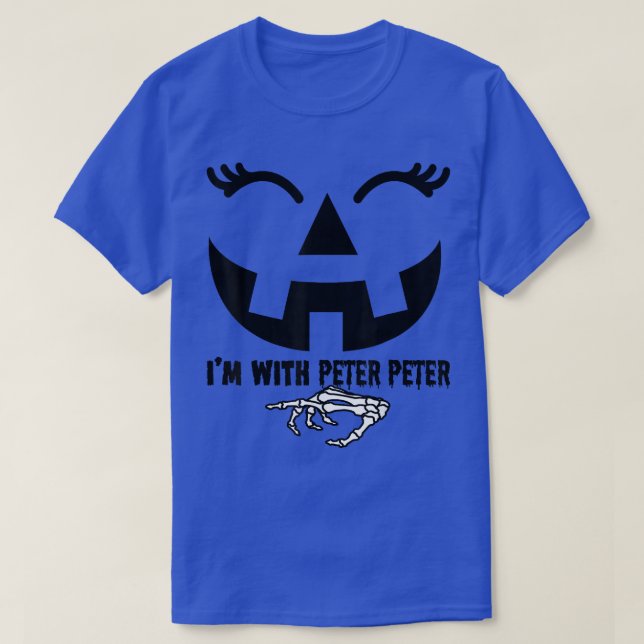 Peter Pumpkin Eater Ehefrau Halloween Couple Costu T-Shirt (Design vorne)