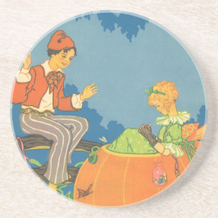 Peter Pumpkin Eater, Vintages Kinderzimmer Rhyme Getränkeuntersetzer