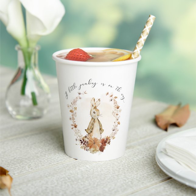 Peter Rabbit Autumn Flopsy Bunny Paper Cups Pappbecher (In Situ)
