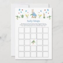 Peter Rabbit Baby Bingo Baby Showspiel