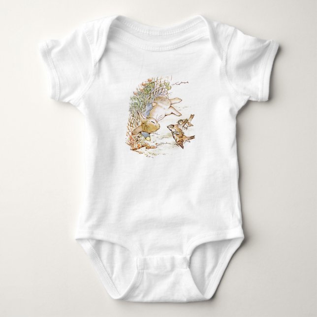 Peter Rabbit Baby Bodysuit Strampler (Vorderseite)