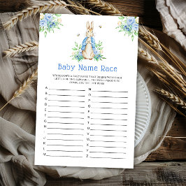 Peter Rabbit Baby Name Race