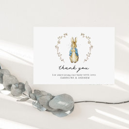 Peter Rabbit Baby Shower Danke Karte