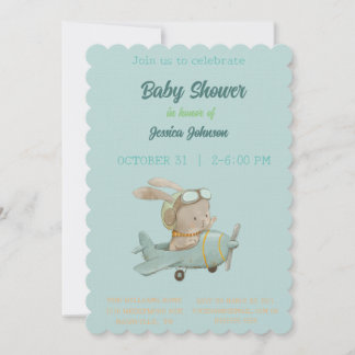 Peter Rabbit Baby Shower Einladung