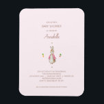 Peter Rabbit Baby Shower Einladung Magnet<br><div class="desc">Peter Rabbit Baby Shower</div>
