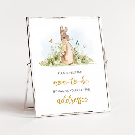 Peter Rabbit Baby Shower Envelope Poster