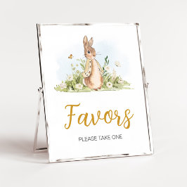 Peter Rabbit Baby Shower Favoriten Poster
