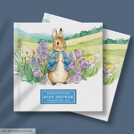 Peter Rabbit Baby Shower Guest Book Boy Gästebuch