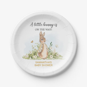 Peter Rabbit Baby Shower Pappteller