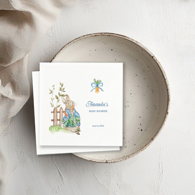 Peter Rabbit Baby Shower Serviette (Von Creator hochgeladen)