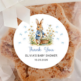 Peter Rabbit Baby Shower Sticker