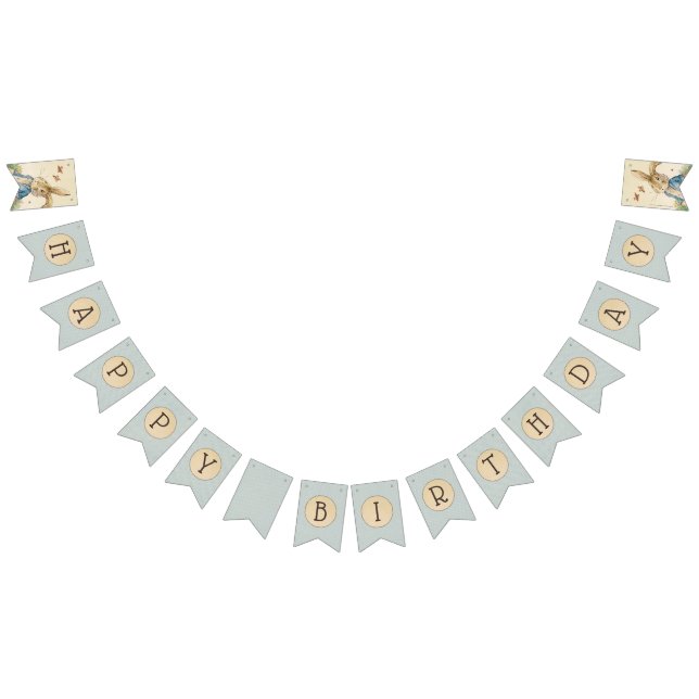 Peter Rabbit | Baby's First Birthday Wimpelkette (Alle)