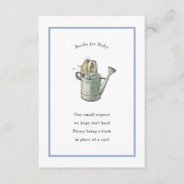 Peter Rabbit Blue Vintag Baby Book Begleitkarte