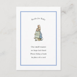 Peter Rabbit Blue Vintag Baby Book Begleitkarte