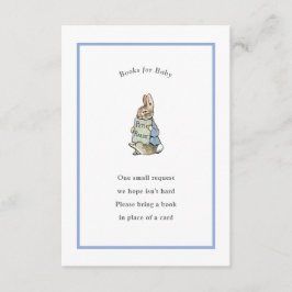 Peter Rabbit Blue Vintag Baby Book Begleitkarte