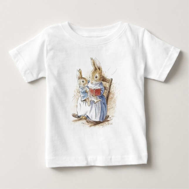 Peter Rabbit (Buch) Baby T-shirt (Vorderseite)