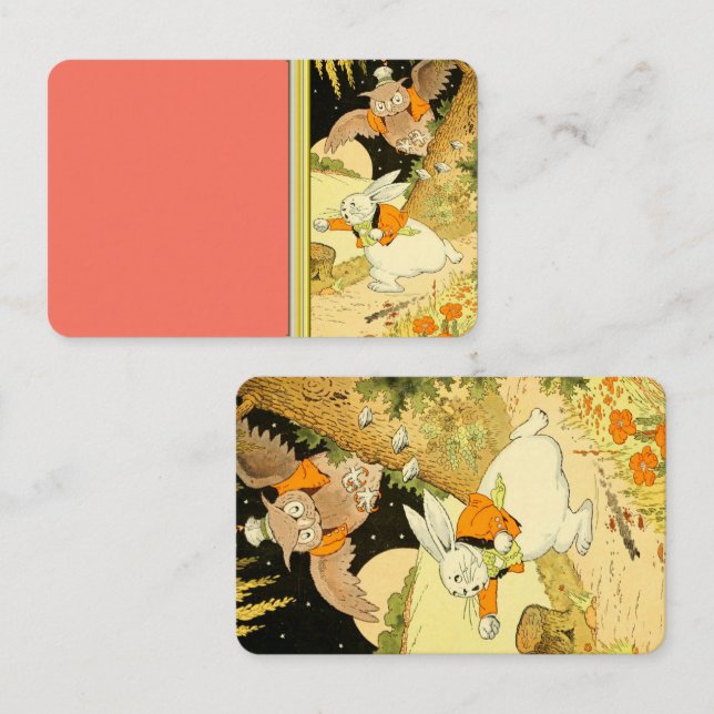 Peter Rabbit Carte de visite (Devant / Derrière)