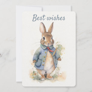 Peter Rabbit Carte de voeux