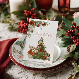 Peter Rabbit Christmas Postkarte