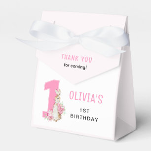 Peter Rabbit   Erster Geburtstag Vielen Dank Geschenkschachtel