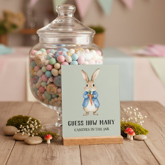 Peter Rabbit “Guess How Many” Baby Shower Game