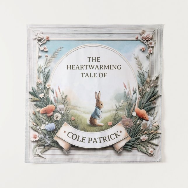 Peter Rabbit im Garten Wandteppich (Vorderseite)