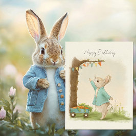 Peter Rabbit Kindergeburtstag & Game Postkarte