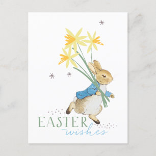 Peter Rabbit Osterwünsche Feiertagspostkarte