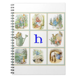 PETER RABBIT personalisiert mit Buchstabe H Notizblock