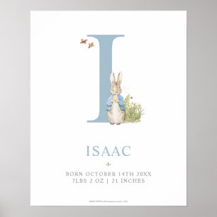 Peter Rabbit Personalisierter Buchstabe I Poster