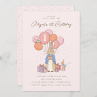 Peter Rabbit| PinkConfetti, 1. Geburtstag des Mädc