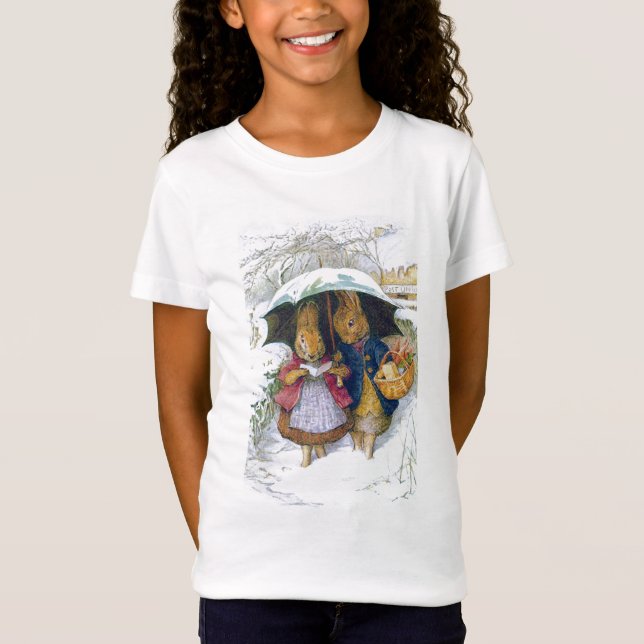 Peter Rabbit (Regenschirm) T-Shirt (Vorderseite)