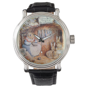 Peter Rabbit Round Clock Watch Armbanduhr