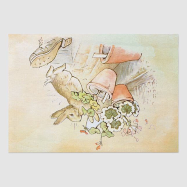 Peter Rabbit (Schuh) Gewebepapier Seidenpapier (Vorderseite)