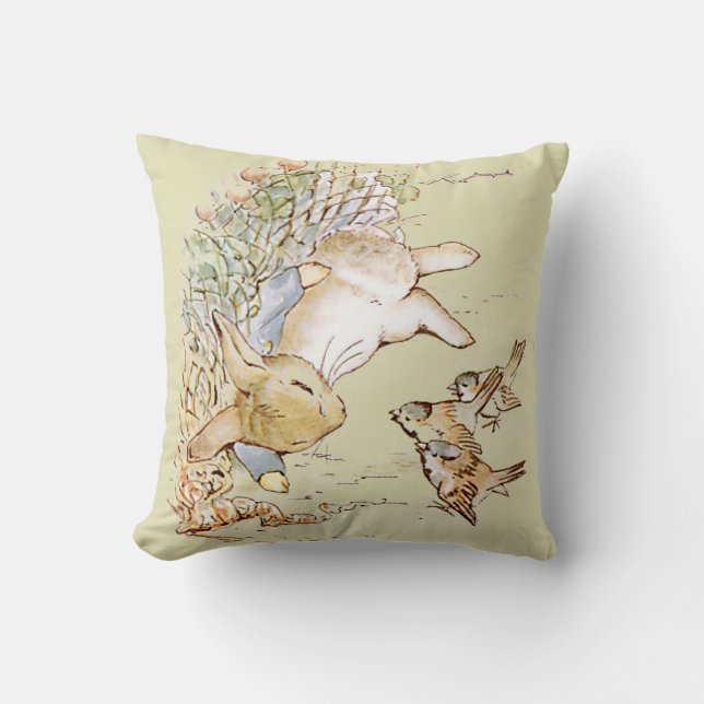 Peter Rabbit Throw Pillow Kissen (Vorderseite)