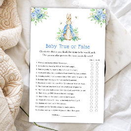 Peter Rabbit True oder False Baby Game