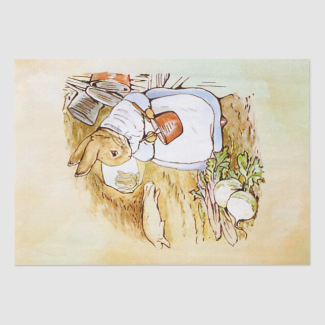 Peter Rabbit (Turnnip) Gewebepapier Seidenpapier (Vorderseite)