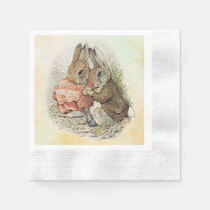 Peter Rabbit und Beniamin Bunny Serviette