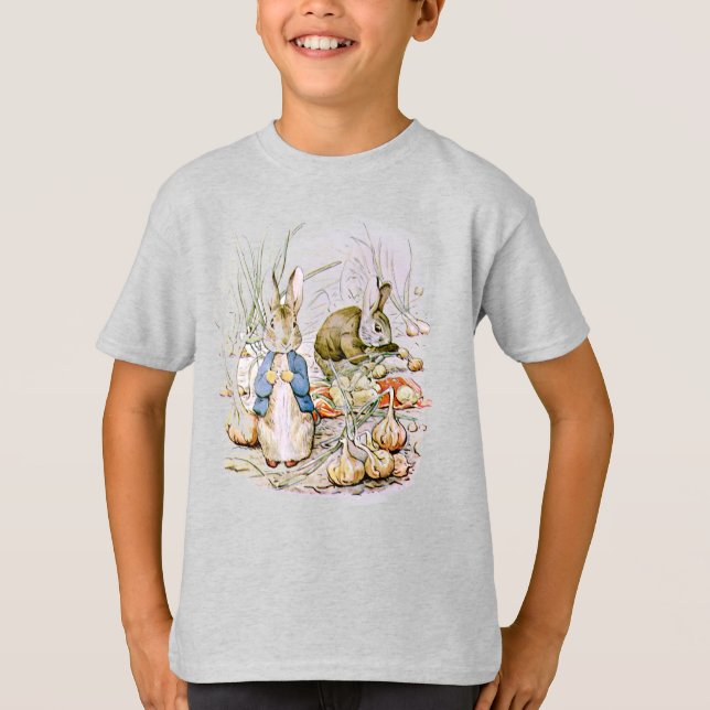 Peter Rabbit und Benjamin Bunny T - Shirt (Vorderseite)