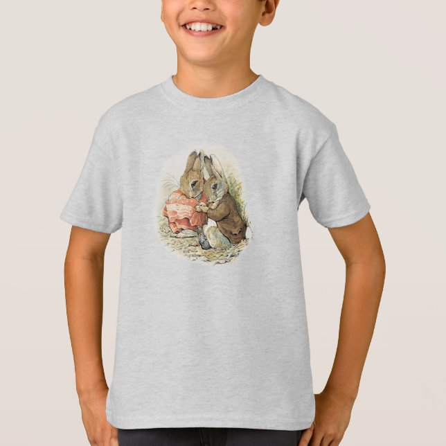 Peter Rabbit und Benjamin Bunny T - Shirt (Vorderseite)