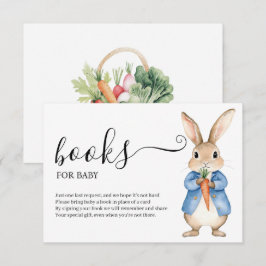 PETER RABBIT VEGIE BASKET BÜCHER FÜR BABY BEGLEITKARTE