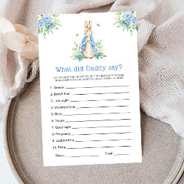 Peter Rabbit, was Daddy zu spielen gesagt hat