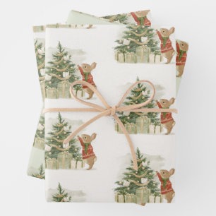 Peter Rabbit Weihnachtsbaum Geschenkpapier Set
