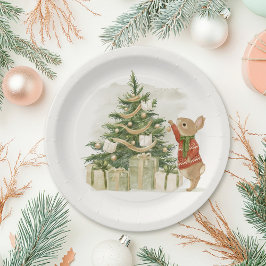 Peter Rabbit Weihnachtsbaum Pappteller