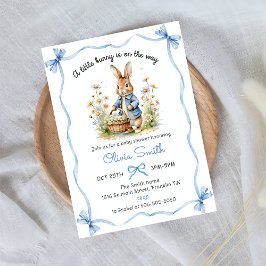 Peter Rabbit Wildflower Baby Shower Invitation Einladung