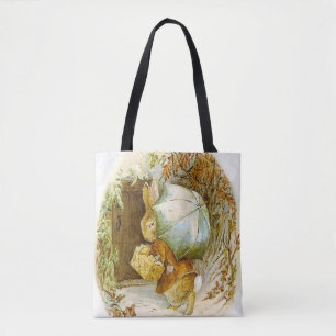"Peter Rabbit with Winter Umbrella" von Beatrix Po Tasche