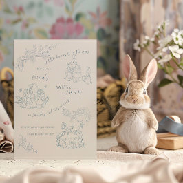 Peter Rabbit's Mutter-Baby-Dusche Postkarte