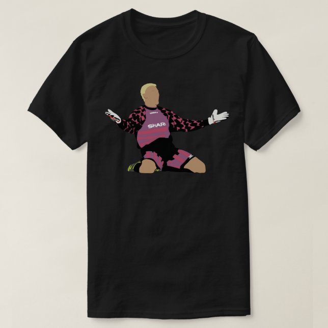 Peter Schmeichel Manchester Utd 90er Classic T-Shi T-Shirt (Design vorne)