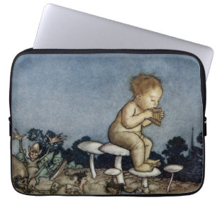 Peter spielte seine Flute Laptopschutzhülle