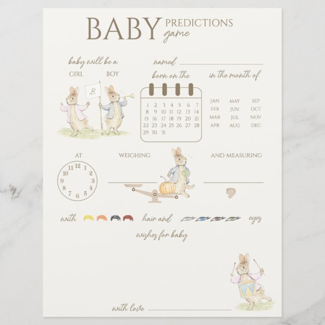 Peter the Rabbit Baby Shooting Game (Vorderseite)